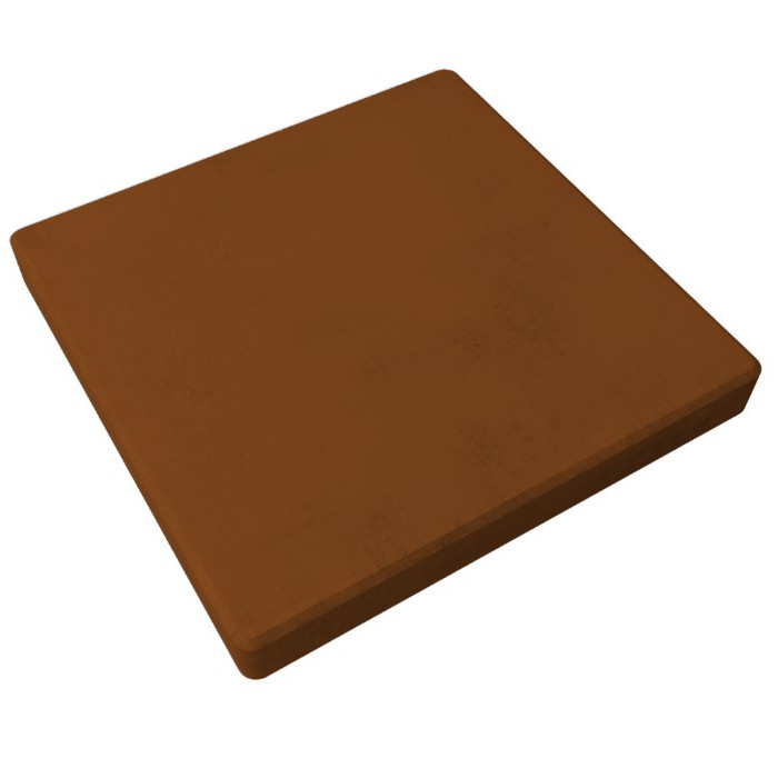 Квадратная тротуарная плитка 400х400х70 Коричневый